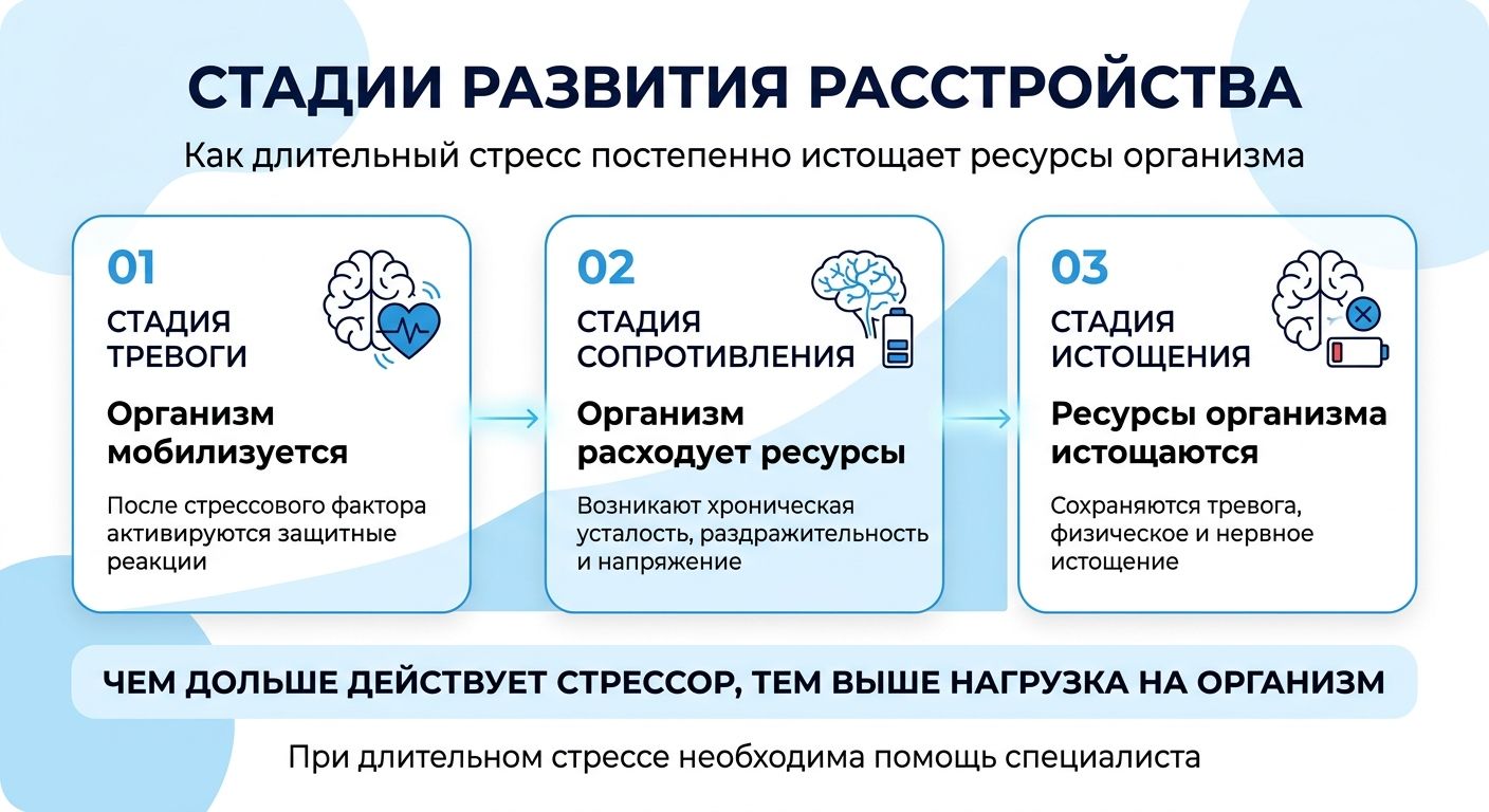 Лечение стресса во Фурманове инфографика